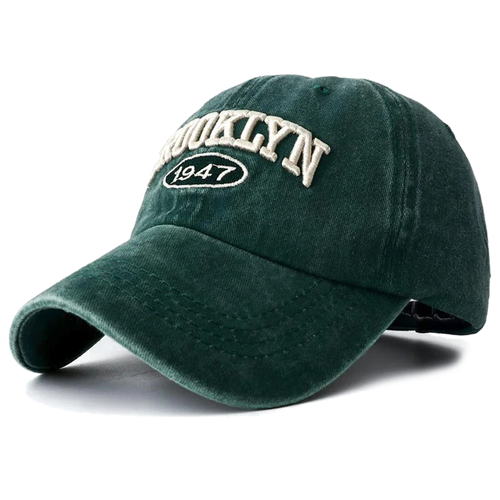 Brooklyn Embroidered Snapback Cap