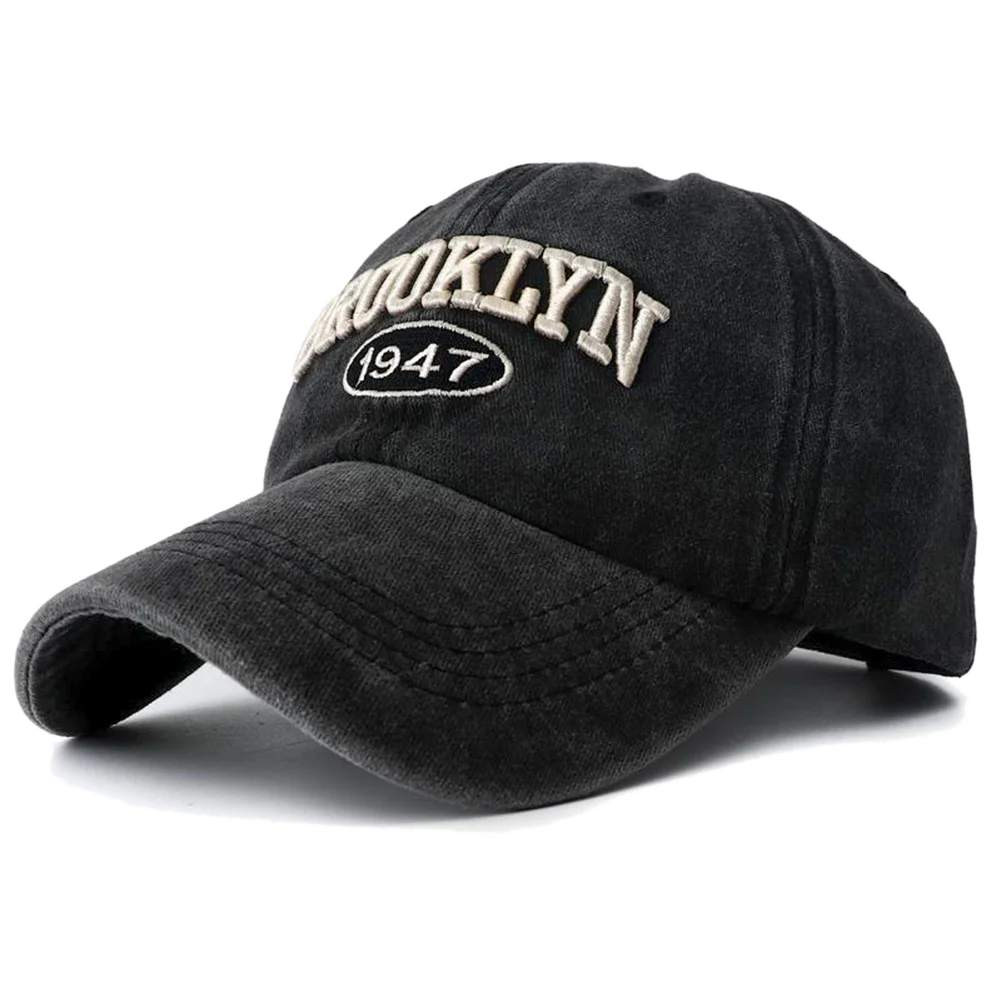 Brooklyn Embroidered Snapback Cap
