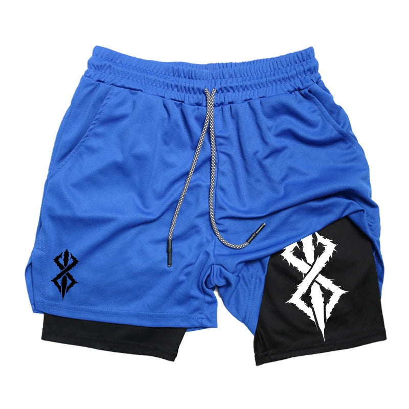 2-in-1 Athletic Running Shorts